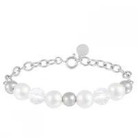 Sterling Silver Pearl Bracelet