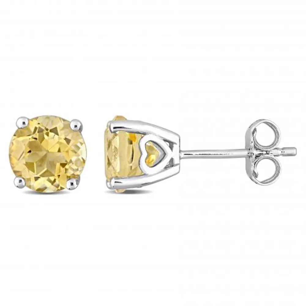 Julianna B Sterling Silver Citrine Earrings