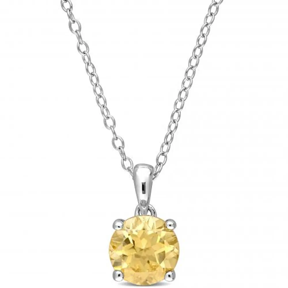 Julianna B Sterling Silver Citrine Necklace