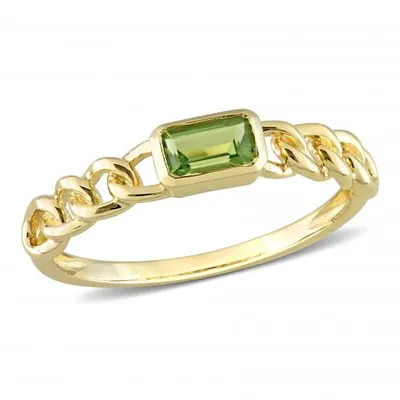 Julianna B 10K Yellow Gold Octagon Peridot Ring