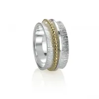 Nurture Gold & Silver Ring