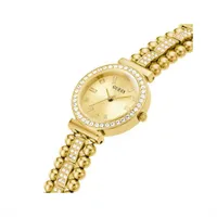 Guess Women's Stainless Steel Gold-Tone Analog Watch