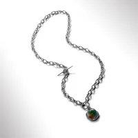 KORITE ORIGINS Sterling Silver Ammolite Necklace