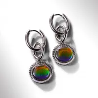 KORITE ORIGINS Sterling Silver Ammolite Earrings