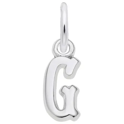 Sterling Silver Initial Pendant