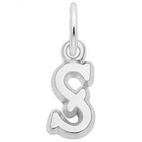 Sterling Silver Initial S Pendant