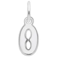 Sterling Silver Initial O Pendant