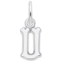 Sterling Silver Initial U Pendant