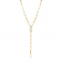 Reign Diamondlite Paperclip Link Y-Necklace