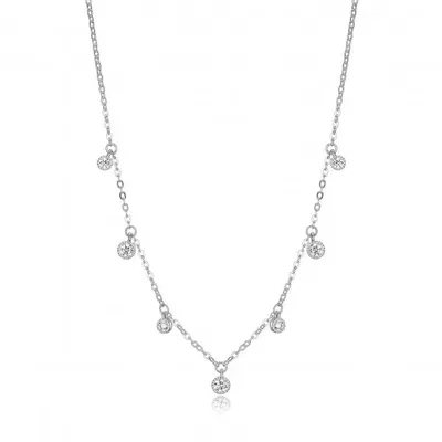 Reign Stations Milgrain Necklace