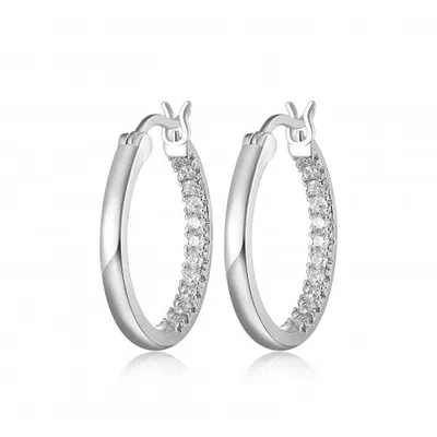 Reign Half Pave Hoops