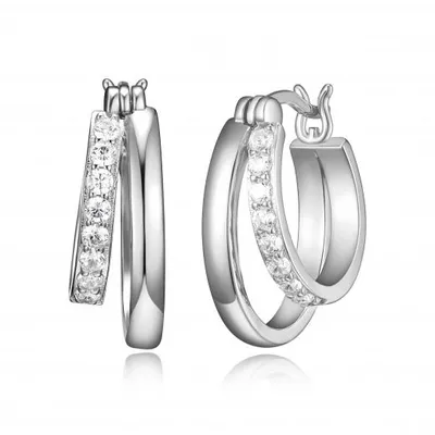 Reign Double Hoops Earrings