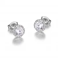 Reign Round Halo Studs