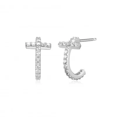 Reign Cross Earrings