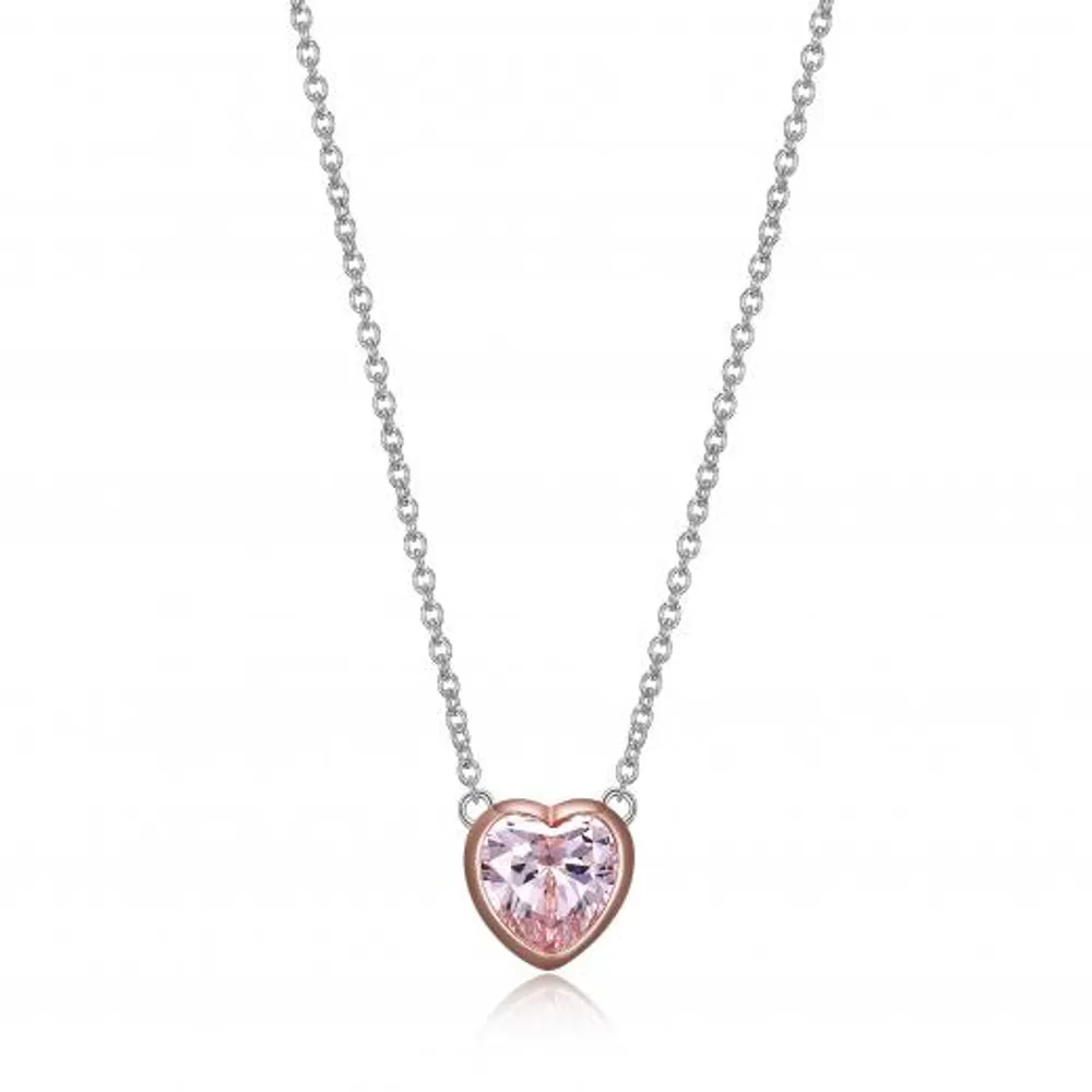 Reign Pink Heart Necklace