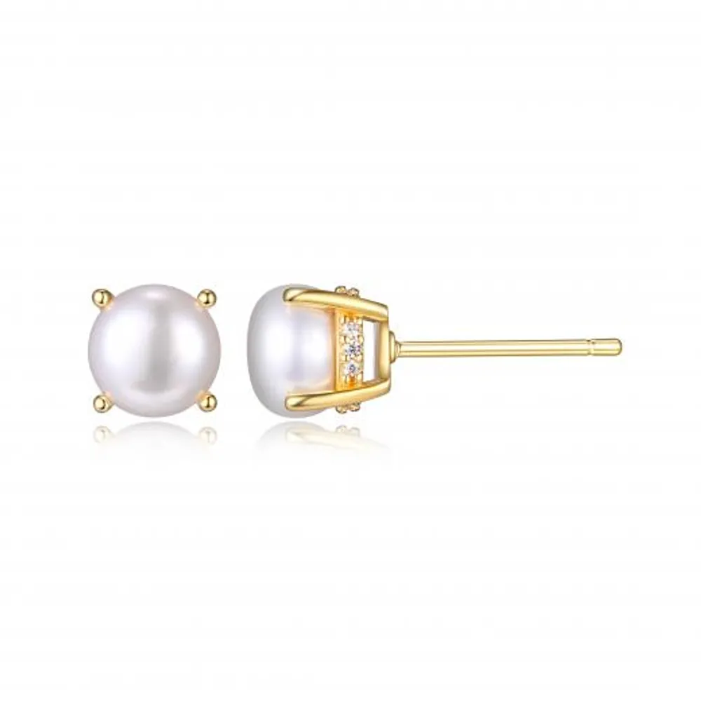 Reign Diamondlite Pearl Studs Earrings