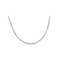 Sterling Silver 18" 2.00mm Round Franco Chain