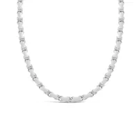 Sterling Silver 20" Fish Link Chain