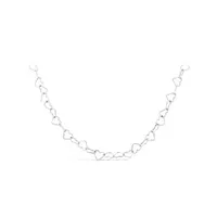 Sterling Silver 18" Heart Link Chain