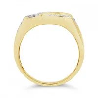 10K Yellow Gold 1.00CTW Diamond Fashion Ring