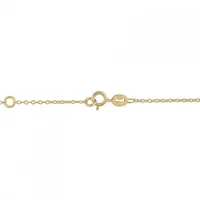 Julianna B Yellow Plated Sterling Silver 0.15CTW Diamond Link Necklace