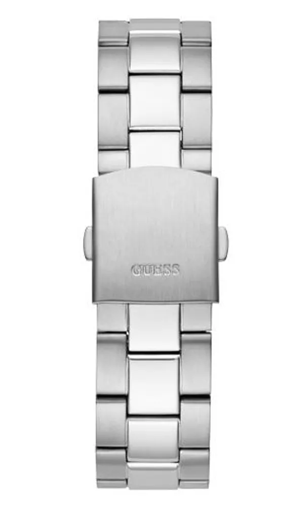 Guess Men's Silver-Tone Watch