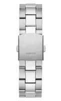 Guess Men's Silver-Tone Watch