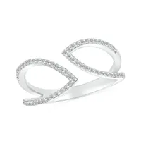 10K White Gold 0.23CTW Diamond Fashion Ring