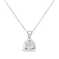 Glacier Fire 14K White Gold 0.70CT Canadian Diamond Pendant