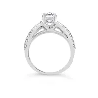 New Brilliance 14K White Gold Lab Grown 1.50CTW Diamond Solitaire Ring