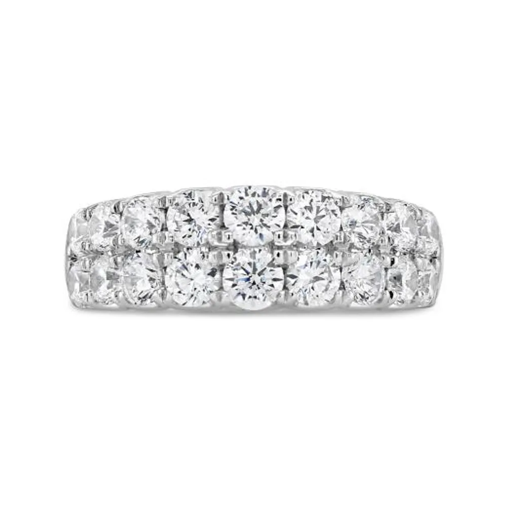 14K White Gold 2.00CTW Diamond Anniversary Band