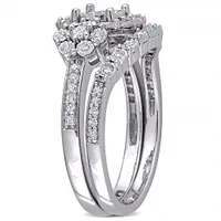 Julianna B Sterling Silver 0.50CTW Diamond Bridal Set