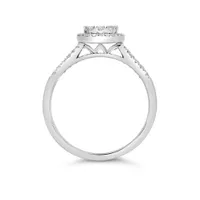 10K White Gold 0.50CTW Diamond Fashion Ring