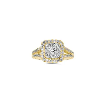 10K Yellow Gold 1.00CTW Diamond Fashion Ring