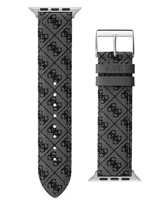 Guess Men's Gray Logo Band for 38-40mm Apple Watch