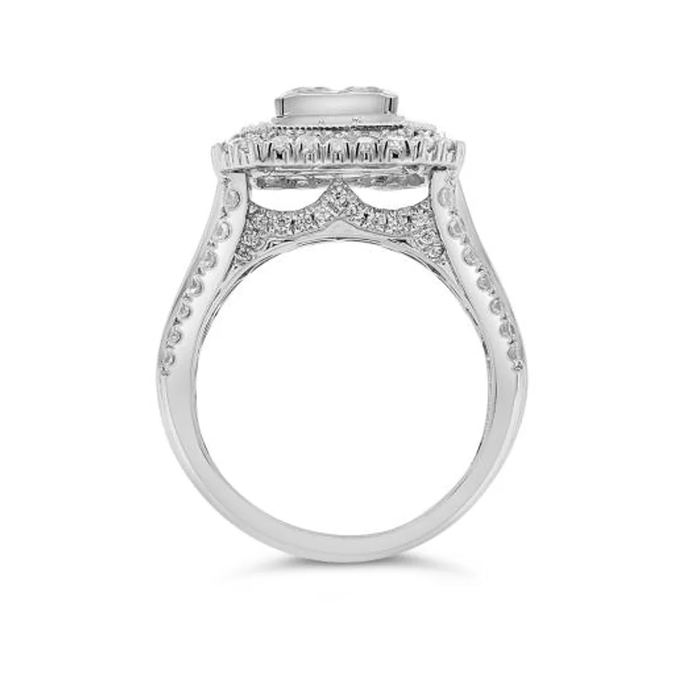 14K White Gold 2.50CTW Diamond Fashion Ring