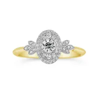 Glacier Fire 14K Yellow Gold Canadian 0.44CTW Diamond Engagement Ring