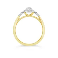 Glacier Fire 14K Yellow Gold Canadian 0.44CTW Diamond Engagement Ring