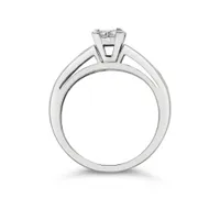 14K White Gold 0.50CTW Diamond Princessa Bridal Set