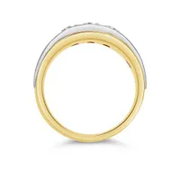 Charmed 10K Yellow Gold Canadian 0.50CTW Diamond Gents Band