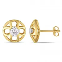 Julianna B 10K Yellow Gold 1.00CTW Diamond Stud Earrings