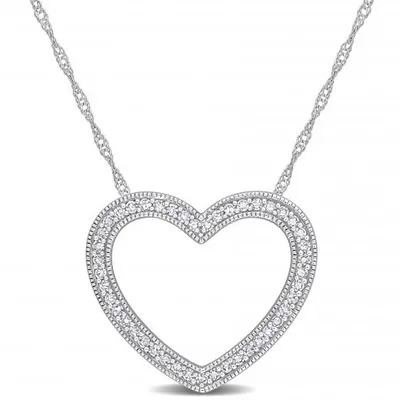 Julianna B 14K Gold 0.22CTW Diamond Heart Pendant