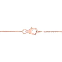 Julianna B 10K Rose Gold 0.015 CTW Diamond & Morganite Necklace