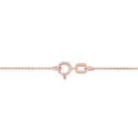 Julianna B 10K Rose Gold 0.015 CTW Diamond & Amethyst Necklace