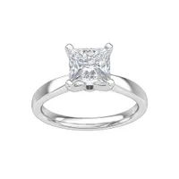 New Brilliance 14kt White Gold Lab Grown 1.50CT Diamond Solitaire Ring