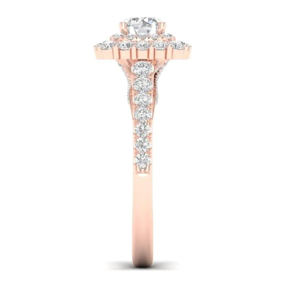 My Diamond Story 14K Rose Gold 1.25CTW Diamond Bridal Ring