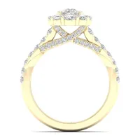 My Diamond Story 14K Yellow Gold 1.50CTW Diamond Bridal Ring