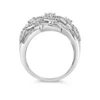 10K White Gold 0.95CTW Diamond Fashion Ring