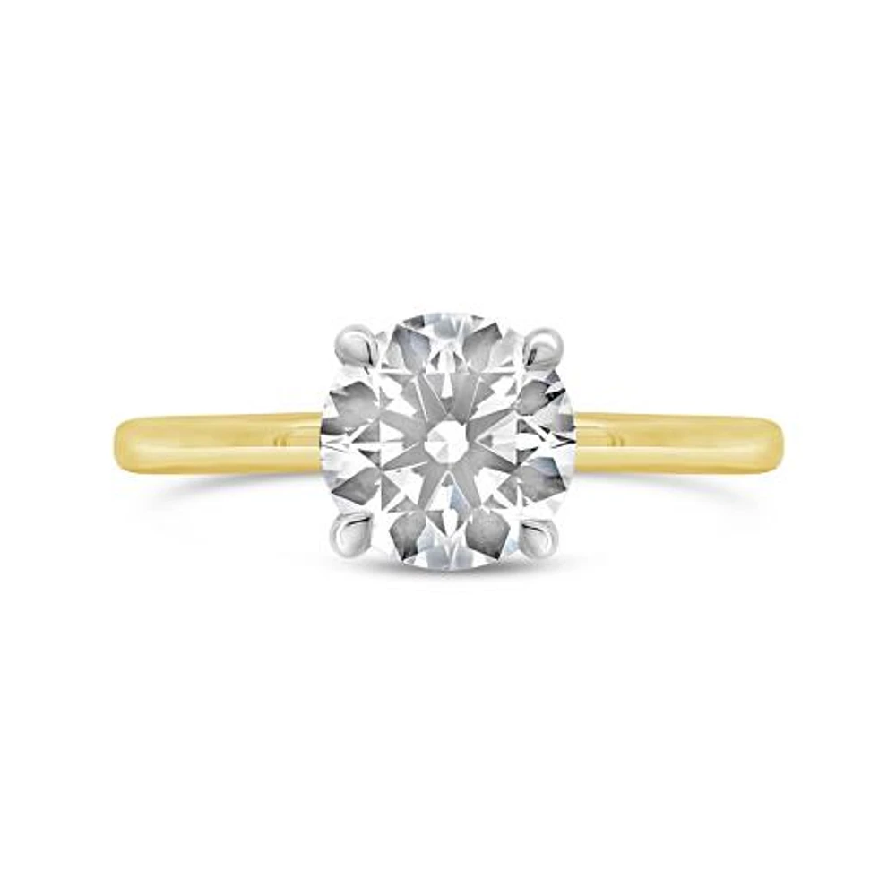 New Brilliance Lab Grown 1.58CTW Diamond Ring in 14K Yellow Gold