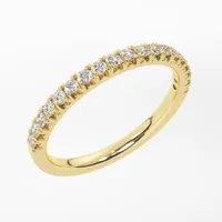 New Brilliance Lab Grown 0.33CTW Diamond Band in 14K Yellow Gold